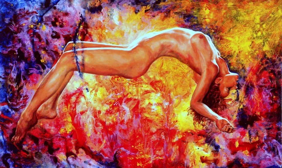 Eve, oil painting by Colleen Black