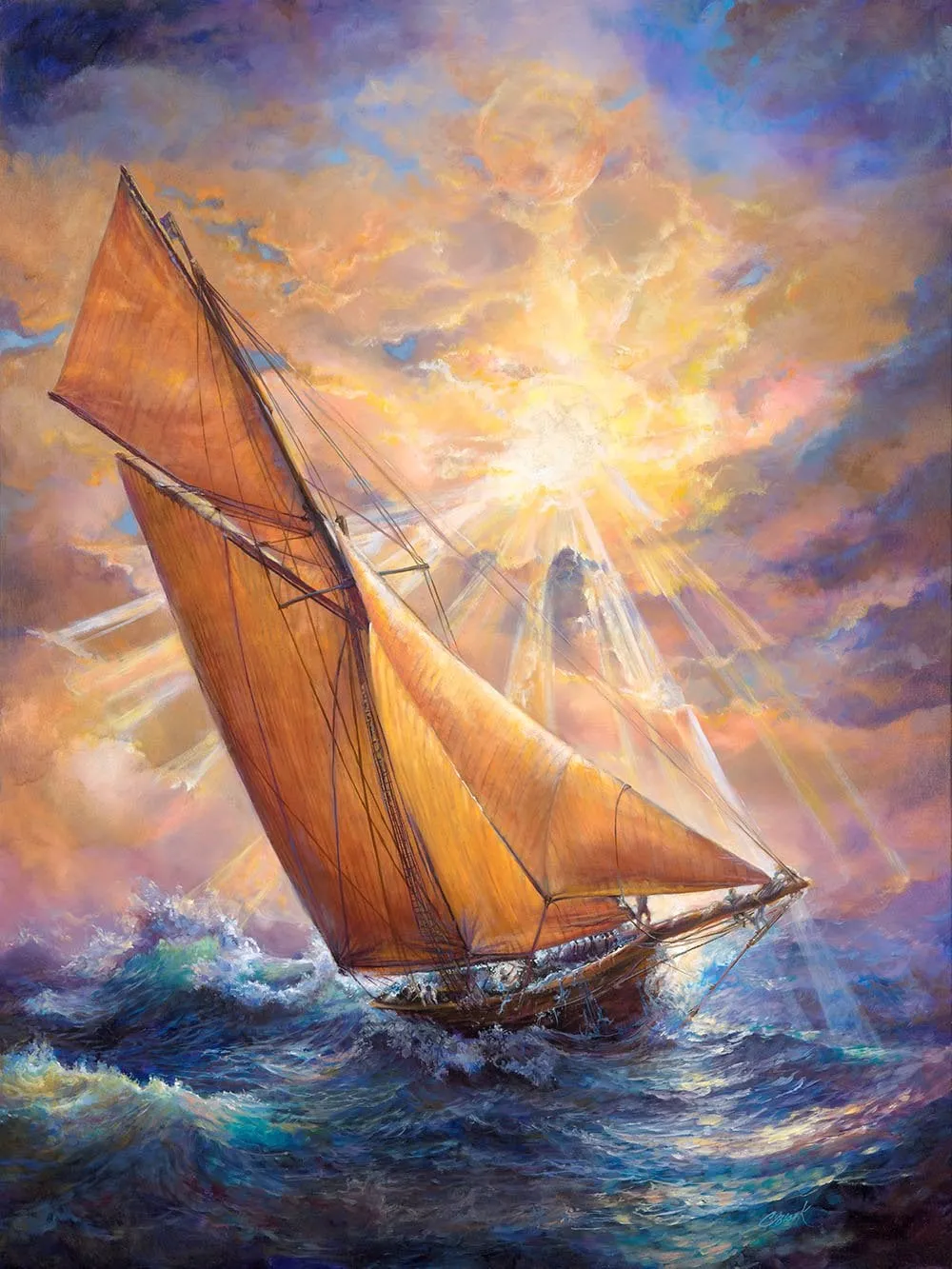 Brand New Horizon, oil painting by Colleen Black