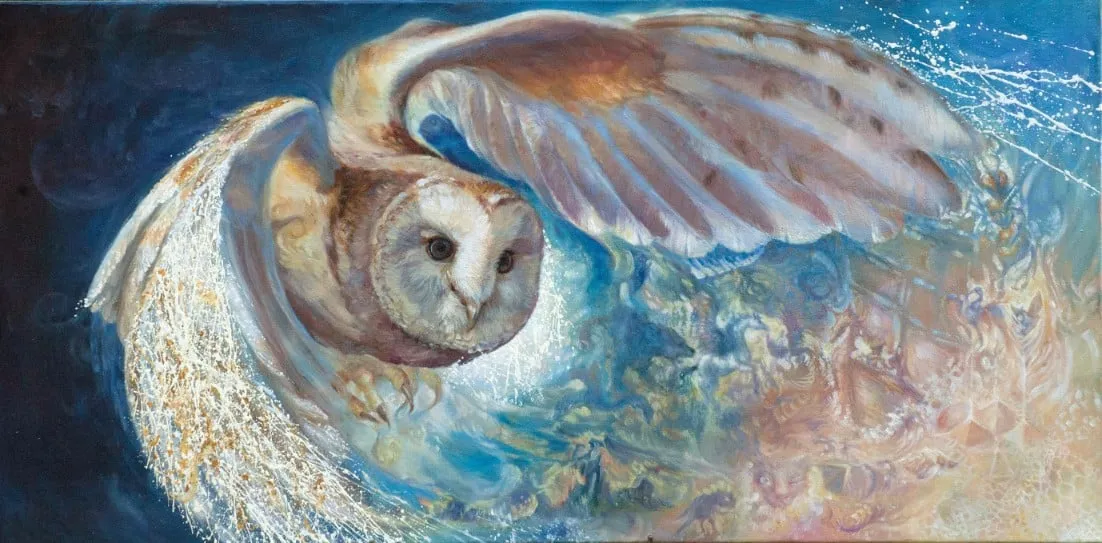 Dreamweaver, oil painting by Colleen Black