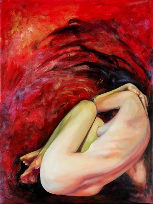 Hallow Healing, oil painting by Colleen Black