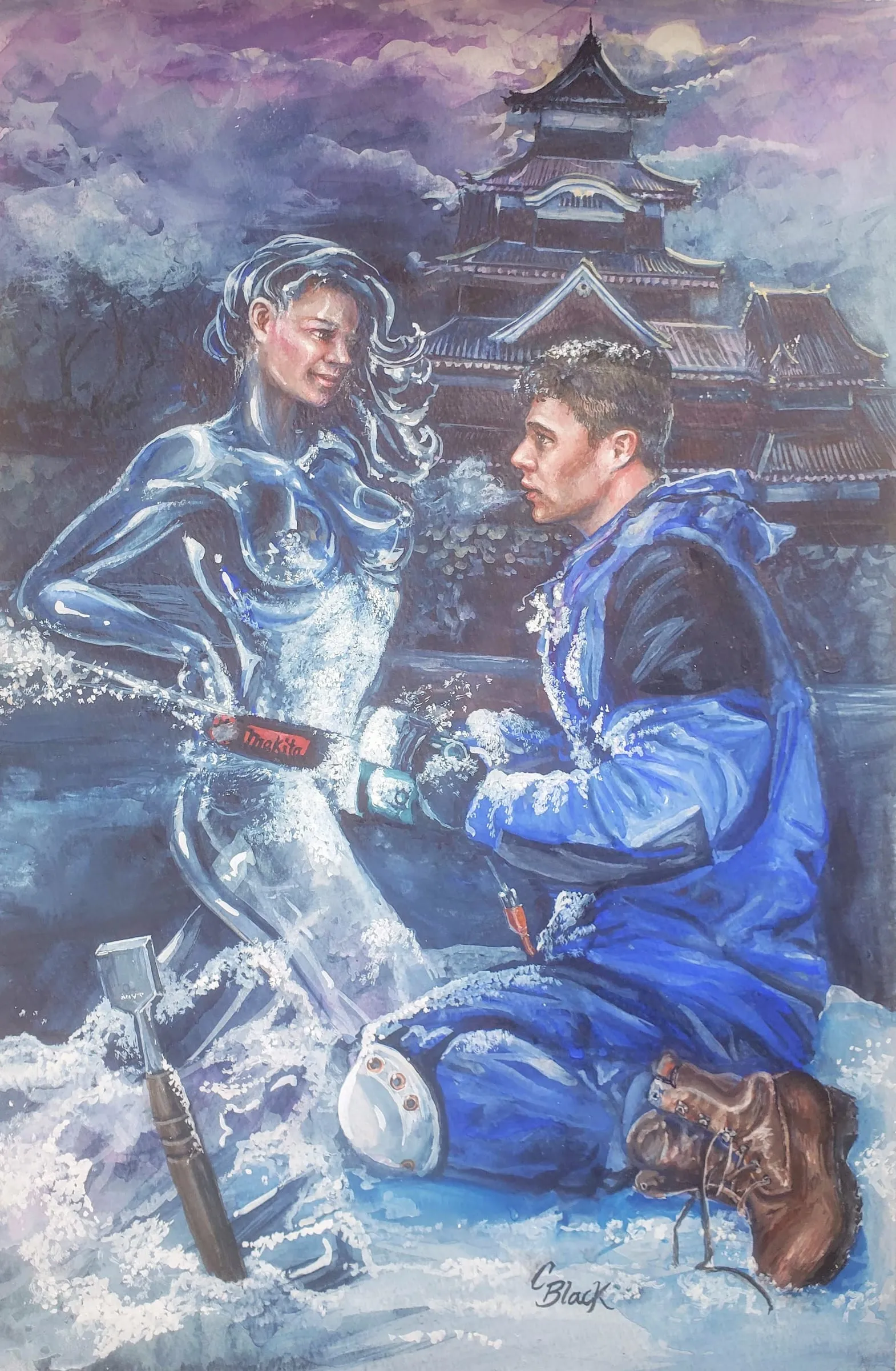Magic Moments... ETC, watercolor painting by Colleen Black