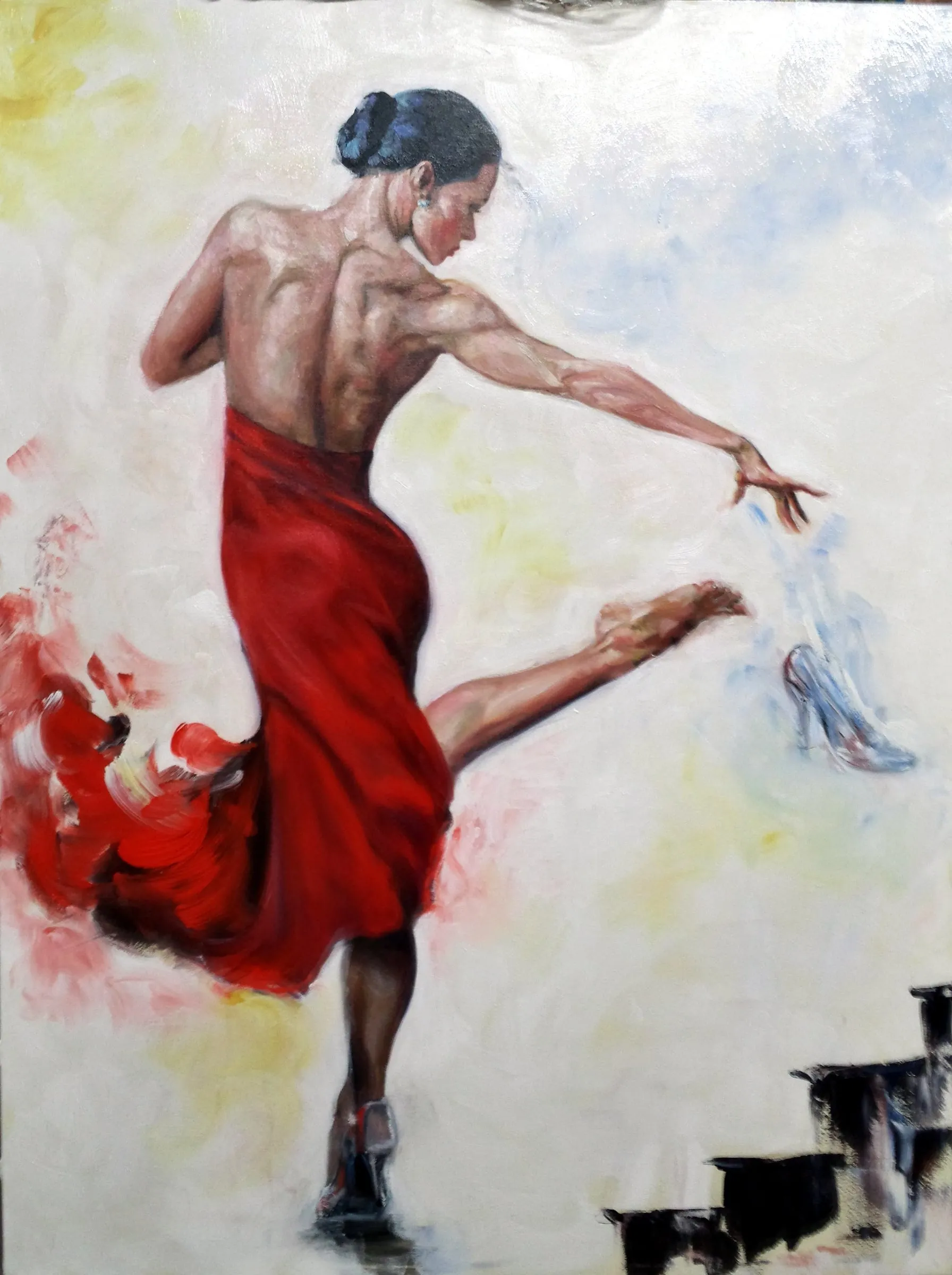 Until We Meet Again IV, oil painting by Colleen Black