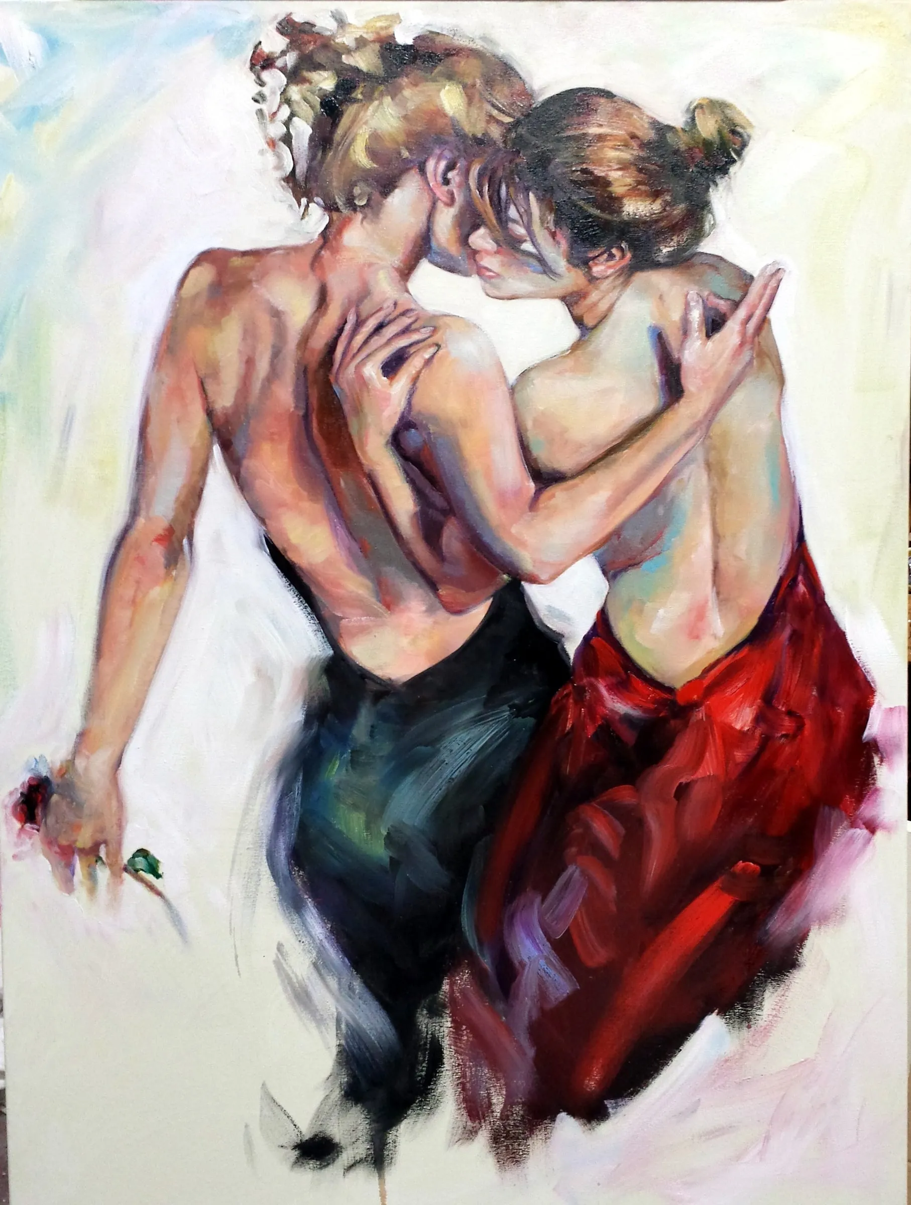Secret Admirer, oil painting by Colleen Black